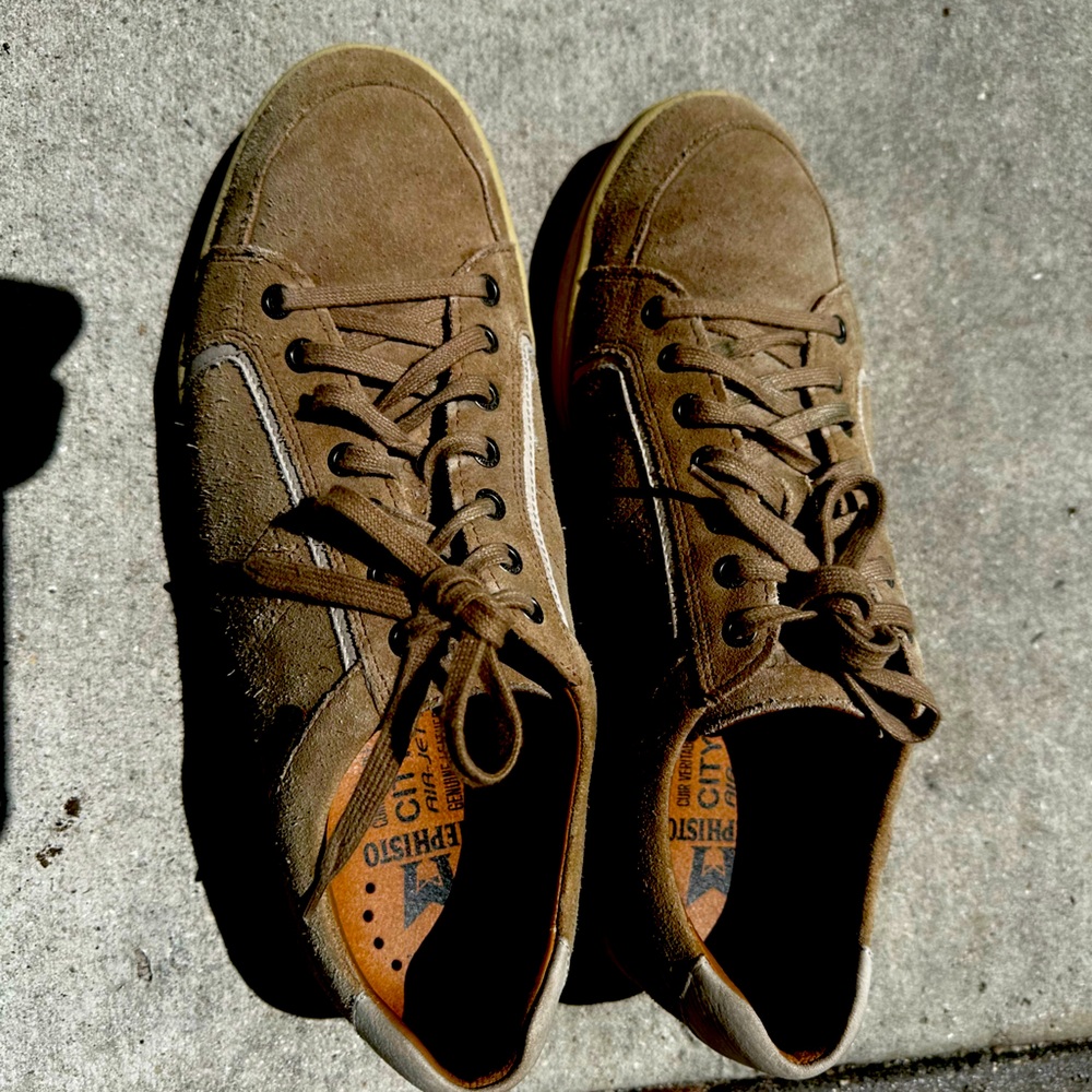 Mephisto Brown Suede Men's Sneakers Shoes